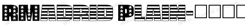 RMadrid Plain字体转换
